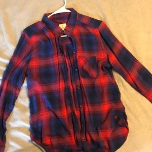 Vintage boyfriend American eagle flannel